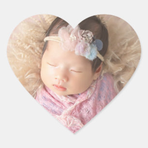 1 Photo Baby  Heart Sticker