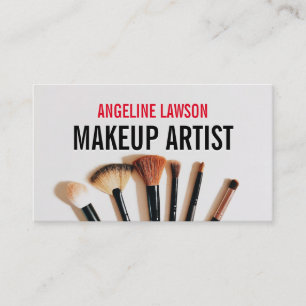 1 Photo Chic & Simple Makeup Artist Business Card