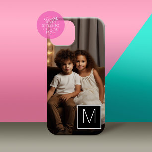 1 Photo Collage with square Monogram