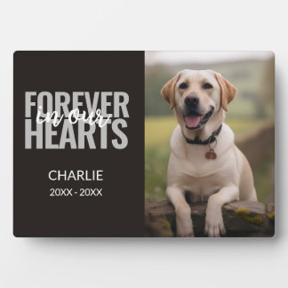 1 Photo Pet Custom Memorial Plaque