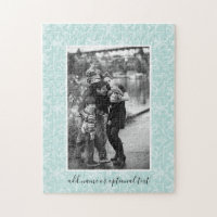 1 Photo with Farmhouse Tile Pattern and Text