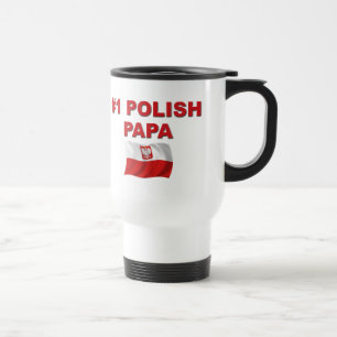 #1 Polish Papa Travel Mug
