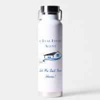 #1 Real Estate Agent Blue and Black