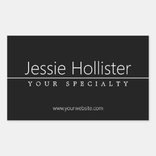 1 RECTANGULAR STICKER