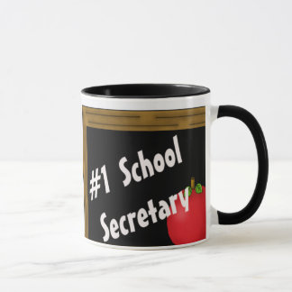 #1 School Secretary Mug