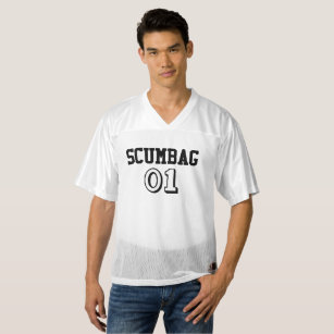 #1 scumbag fan! lol T-Shirt/jersey Men's Football Jersey