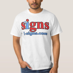 #1 signs t-shirt