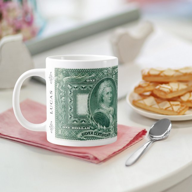$1 Silver Certificate Mug – 1896 Green Note – His (Creator Uploaded)