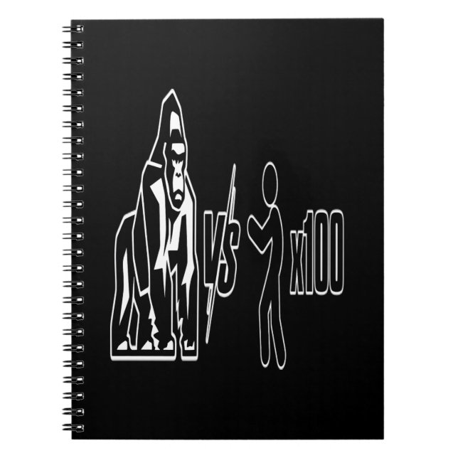 1 Silverback Gorilla vs 100 Humans_3 Notebook (Front)