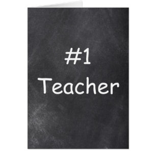 #1 Teacher Chalkboard Design