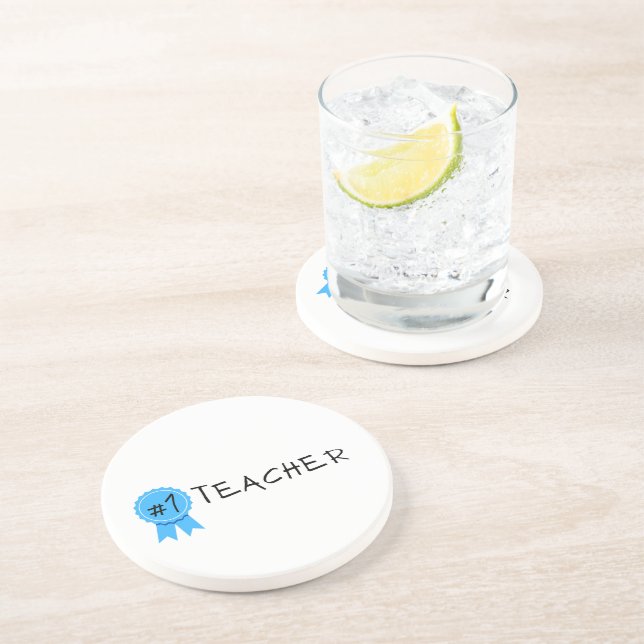 #1 Teacher Coaster (Side)