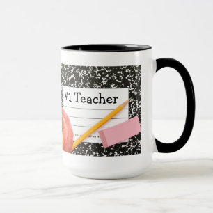 #1 Teacher School Supply Mug