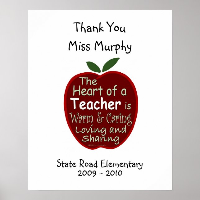 #1 Teacher Signature Poster (Front)