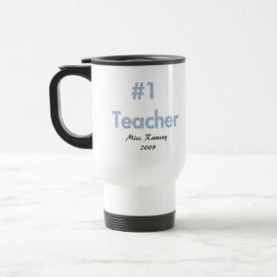 #1 Teacher Travel Mug