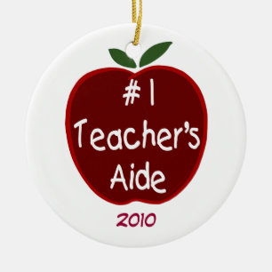 #1 Teacher's Aide Ornament