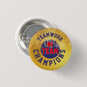 #1 Teamwork employee recognition award button