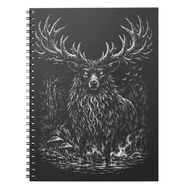 1. The Shadow Stag by BurnsInHell Notebook (Front)