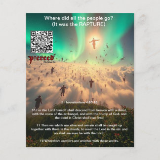 1 Thessalonians 4:16-18 Rapture Flyer