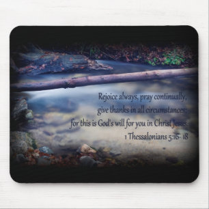 1 Thessalonians 5: 16- 18 Mouse Mat