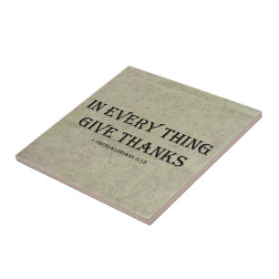 1 Thessalonians 5:18 Tile