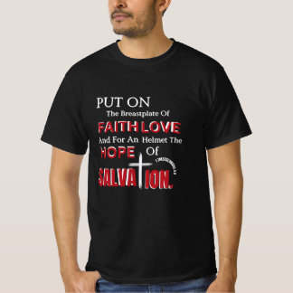 1 Thessalonians 5:8-Armour of Faith T-Shirt
