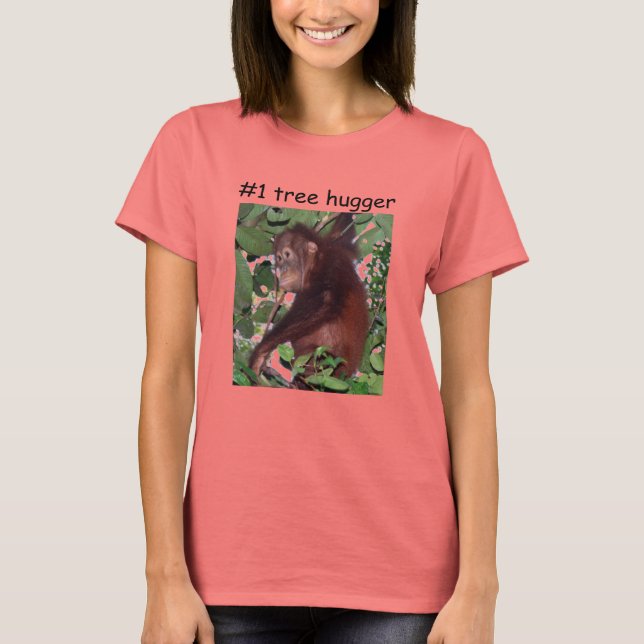 #1 Tree Hugger T-Shirt (Front)