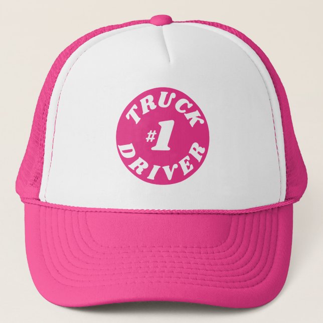 #1 Truck Driver Cap For Girl Women (Front)