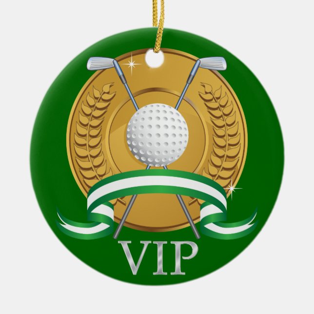 #1 VIP Golf Ornament - SRF (Front)