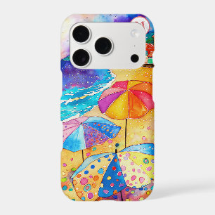 *~* 1 Watercolor Sea Beach Umbrella Sand