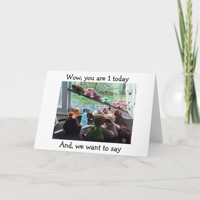 *1* WE ALL GOT TOGETHER TO SAY HAPPY BIRTHDAY CARD (Front)