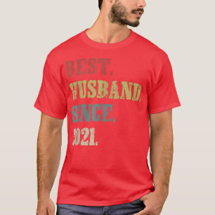 1 Wedding Aniversary Gift Him Best Husband Since 2 T-Shirt