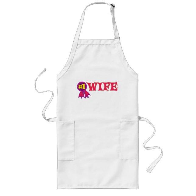 #1 Wife Long Apron (Front)