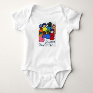 1 World, 1 Family Baby Shirt