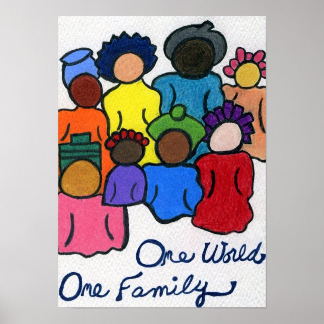 1 World, 1 Family Poster (Front)