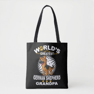 1 World's Greatest German Shepherd Grandpa Tote Bag