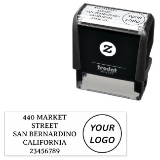 1" x 2.5" self-inking stamp