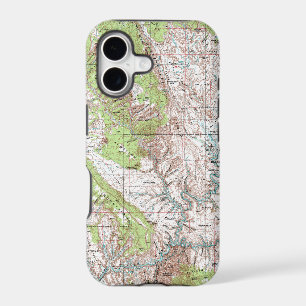 1 x 2 Degree Topographic Map