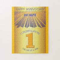 1 Year | AA 12 Step Anniversary Personalized