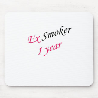 1 year ex-smoker mouse mat
