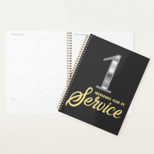 1 Year of Service 1st Employee Anniversary Planner