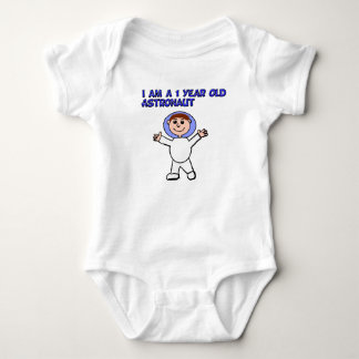 1 Year Old Astronaut T-Shirt Baby Bodysuit