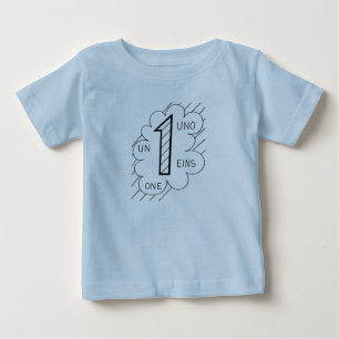 1 year old baby birthday shirt