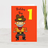 1 year old birthday boy