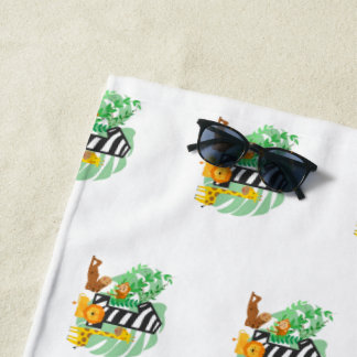 1 year old! Happy Birthday baby! Beach Towel