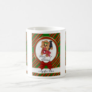 #1 Yorkie Mum Merry Christmas Mug