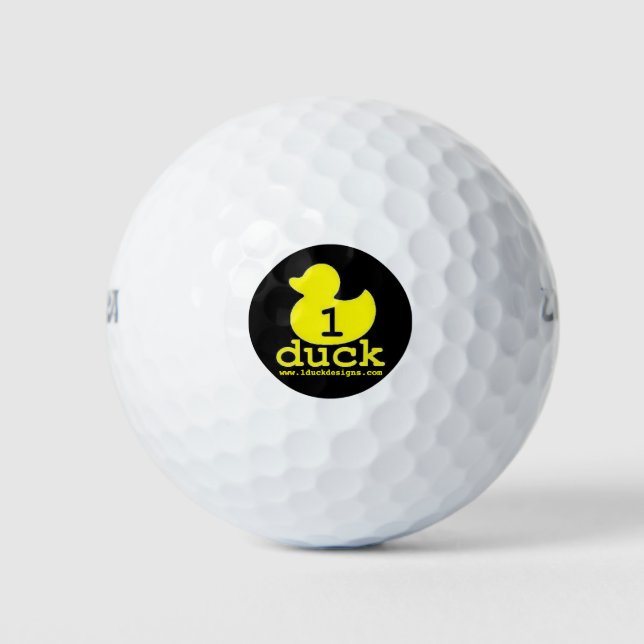 1ducklogo golf balls (Front)