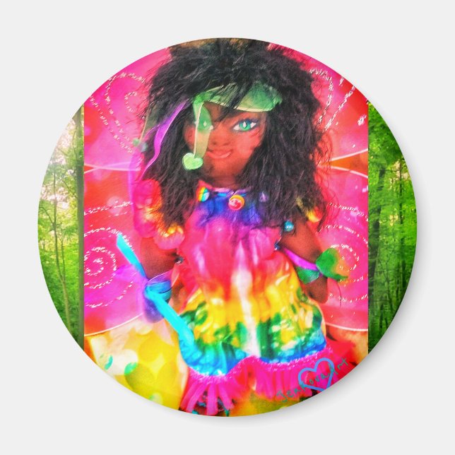 1FAERY DOLL PINK MAGNET (Front)
