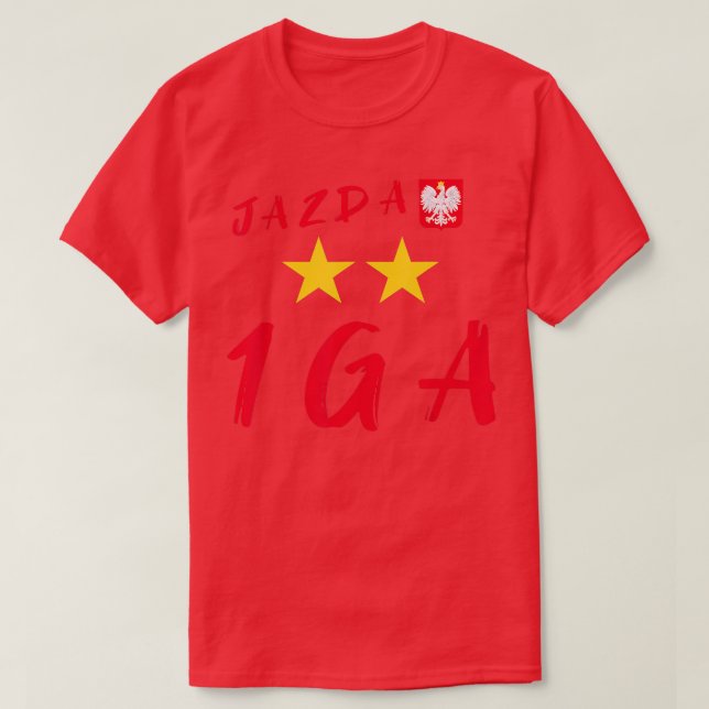 1GA Iga Polish Tennis Number One Jazda  T-Shirt (Design Front)