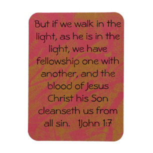 1John1:17 scripture magnet