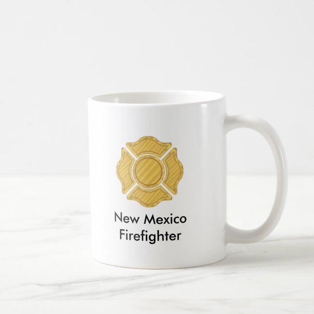 1LOGO11,      New Mexico     Firefighter Coffee Mug (Right)